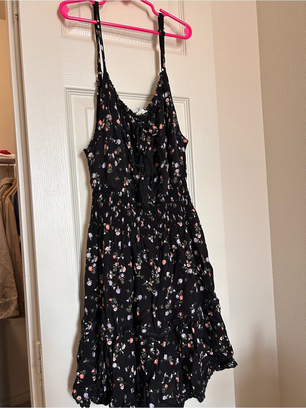 Black Floral Dress